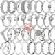 thumbnail image 2 of Anillos de plata de ley 100% 925 auténtica para mujer, corona, corazón, flor, ala, circonita transparente, brillante, Pantaro CZ, joyería de aniversario, 2 of 4