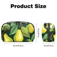 thumbnail image 5 of Pear Oxford Fabric Waterproof Portable Hard Drive Bag and Case with Cord Storage and Travel Charger Organizer for Electronic Devices - 5.9x9.44x3.14 in, 5 of 6