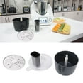 thumbnail image 3 of Food Processor Slicing Shredding Parts, Repair Parts Dishwasher Safe Food Processor Container Kit Easy Installation Perfect Fit Stainless Steel  for Maintain, 3 of 8