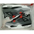 thumbnail image 1 of A i r-Jor-dan 4 Retro Dark Grey/Infrared 23-Black DH6927-061 Men's Size 12, 1 of 6