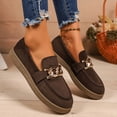 thumbnail image 6 of Miluxas Women's Loafers Comfort Slip-Ons Flat Work Shoes Casual Moccasins Penny Loafers Lady Dress Shoes Brown 9(42), 6 of 9