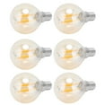 thumbnail image 1 of LED Bombilla, Luz Blanca Cálida Vintage 220-240V 6pcs G45 Bulbo para la Oficina para el Hogar para el Dormitorio, 1 of 7