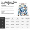 thumbnail image 5 of Kdxio Marine Animals Print Women Men Sun Protection UPF 50+ Jackets Zip Up Long Sleeve Hoodie Hiking Lightweight with Pockets, 5 of 7