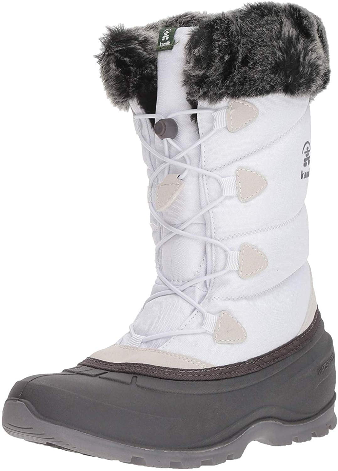 white cold weather boots
