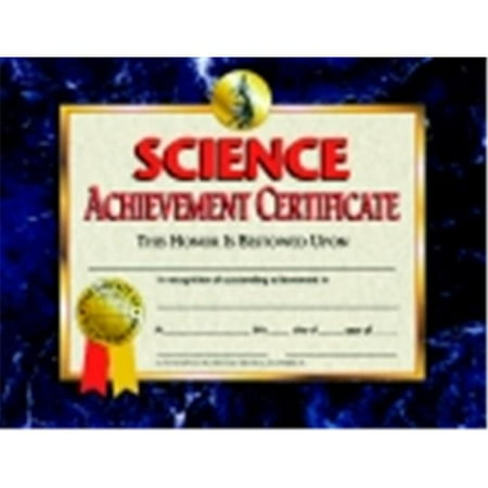 Hayes Certificates - Hayes 8.5 x 11 in. Science Achievement Certificate, Pack 30
