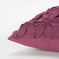thumbnail image 6 of Magenta Plum Pinwheel Floral Down Throw Pillow, 6 of 7