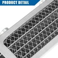 thumbnail image 3 of Unique Bargains Silver Tone M12 Interface Engine Oil Cooler Radiator Universal for Dirt Bike Monkey Bike 50CC-160CC, 3 of 7
