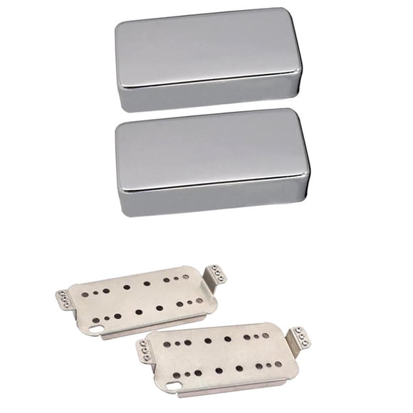 Tipo de sello Humbucker Pickup cubre con doble bobina Pickup Baseplate para guitarra