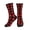 1 Black, variant on Unisex Red Buffalo Plaid Print Novelty Ankle Socks Colorful ComfortSoft Lightweight Sports Athletic Socks