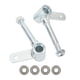thumbnail image 2 of Accesorios De Los Husillos De Las Ruedas, aleación De La Brida Del Huso Del Huso De La Dirección aleación De Acero De Acero De Uso Duradero 1 Par Con Cojes De 10 Mm De 4 Piezas, 2 of 7