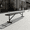 Black, variant on AwayHome 4FT Metal Outdoor Backless Park Bench,Weather-Resistant Heavy Duty Steel Mesh Seating for Commercial,Green
