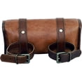 thumbnail image 2 of Genuine Leather Handlebar Bicycle Motorcycle Saddle Bag Utility Tool kit, 2 of 5