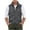 Gray, variant on Zenithor Men's Outdoor Vest, Sleeveless Full Zip Lightweight Nylon Vest with Multiple Zipper Pockets, Breathable Casual Outerwear for Hiking Fishing Travel Sizes M-5XL Army Green
