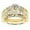 Gold, variant on MANHUJI Ring for Women Couple's Ring with Diamonds for Women Fashion Jewelry Popular Accessories Chunky Gold Rings Stainless Steel Rings for Women Ring for Women(Gold,6)