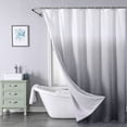 thumbnail image 1 of Youkk Multople Colors Available PEVA Shower Curtain For Good Hand Feeling Fine Texture Polyester Exquisite Craft Non -through Grey,Grey 180*200, 1 of 6