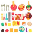 thumbnail image 2 of 49 Pcs/Ensemble Ensemble de Jouets de Cuisine pour Enfants Ustensiles de Cuisine Simulation Repas Couverts Jouets, 2 of 5