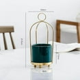 thumbnail image 3 of Flower Vases Pot Desktop Hanging Ceramic Storage Jar Holder Pots Ceramic Decoration 03, 3 of 8