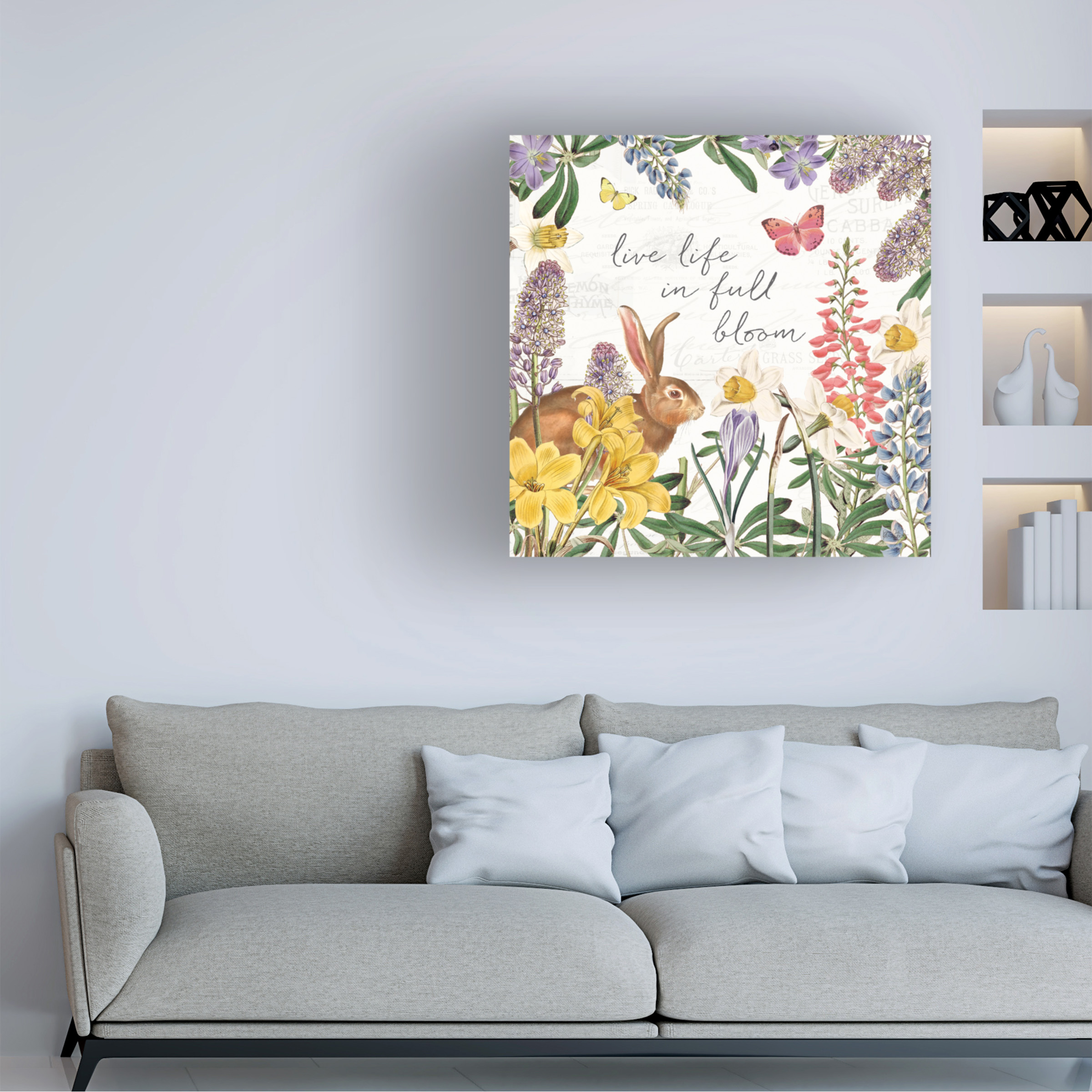 Easter Garden II' Canvas Art by Katie Pertiet