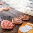 thumbnail image 4 of Burger Press Hamburger Patty Maker - Perfectly Sized 4.5” Burger Mold Rings as Easy Release Hamburger Patty Press for Grill Accessories Set, 4 of 5