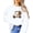 White Sweatshirt, variant on Ink-Printed Image NOT a Yarn Patch - Christmas Golf Cart Sweatshirt for Women Festive Sweater Gray Sweatshirt Adult Medium