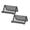 Black*2, variant on 2-Pack Metal Mesh Desk Business Card Holder, Ofice Desk Card Display Rack, Great for Summer Networking Events, Home Ofice, or Back to schol