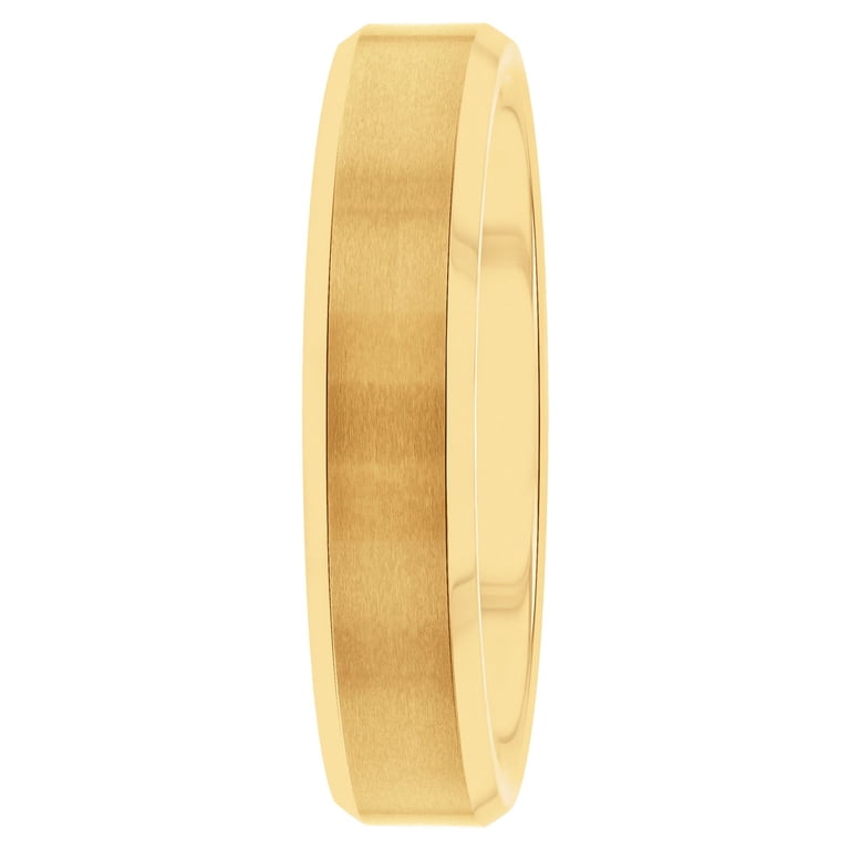 Brilliance Fine Jewelry Men's Gold-Tone Tungsten Wedding Band photo 3