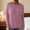 Pink, variant on Dpytoraw Women's Crewneck Sweatshirt, Solid Color Long Sleeve Pullover for Fall Black L