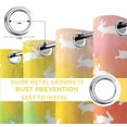 thumbnail image 4 of Easter Blackout Curtains for Bedroom, Spring Rabbits Silhouette Rainbow Ombre Art Thermal Insulated Kitchen Drapes with Grommets, Light Blocking Window Treatment, 2 Panels 42" x 45", 4 of 7
