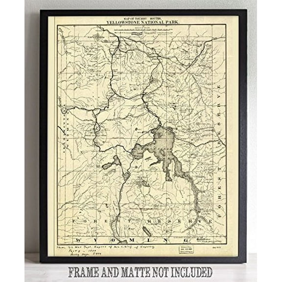 Yellowstone National Park - 16x20 Unframed Wall Poster