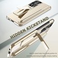 thumbnail image 6 of Compatible S Pen Case for Samsung Galaxy S23 Case with Kickstand & S Pen Holder,Hard Shockproof PC Full Coverage Stand Phone Case for Samsung Galaxy S23 Case Women,Galaxy S23 Case Champagne Gold, 6 of 14