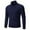 01 Navy, variant on Awdenio Sweaters for Men Quarter-Zip Sweater Cable Knitted Stand Collar Long Sleeved Pullover Soft Casual Thermal Twisted Knitwear Sweaters