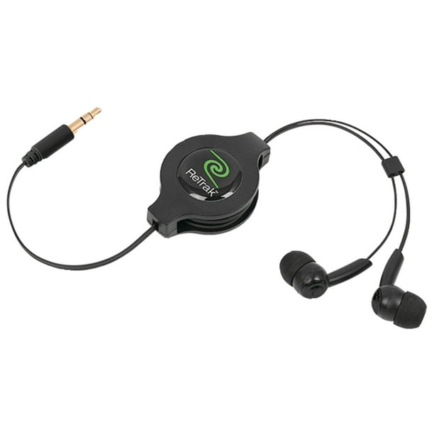 ReTrak ETESBUD Earbuds with Retractable Cord