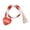 Red1, variant on Valentines Day Decorations, Valentine's Day Gift, Wooden Bead String with Rope Tassel, Wooden Bead String Pendant, the Most Romantic Gift for Her