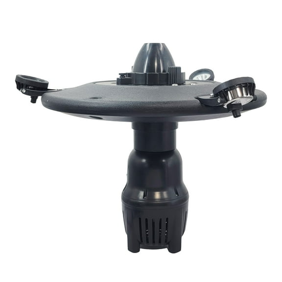 Half Off Ponds Floating Fountain, 1/4 HP, White LED Lights 2500 GPH, 100 ft Cord, 3 Nozzles