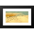 thumbnail image 2 of Anonymous 18x11 Black Modern Framed Museum Art Print Titled - Whaling Fleet, Icebound (ca. 1860), 2 of 5