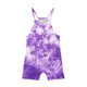 thumbnail image 4 of Odeerbi 5-14 Años Niñas Traje de Verano Cute Tie-Dye Camisola Romper Casual Respirable Comfortable Overalls Pantalones Cortos Con Bolsillos, 4 of 5