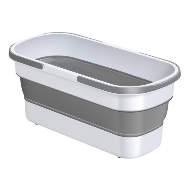 Cubo de plástico rectangular para fregona lavabo portátil suministros de limpieza para el hogar