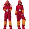 thumbnail image 2 of Onesie-Pijama de franela para hombre y mujer, traje de fiesta para Halloween y Navidad, 2 of 4