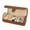 Brown, variant on Luxtrada Watch Roll Display Box Leather Travel Case Wrist Watches 3-Slot Storage Pouch (Brown)