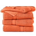 thumbnail image 2 of Juego de toallas de baño LANE LINEN Luxury Tiger Lily 100% algodón x4, 2 of 8
