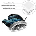 thumbnail image 6 of Balery Ocean Turtle Pattern Oven Mitts and Pot Holders 4 pcs Set, Kitchen Oven Glove High Heat Resistant 500℉ Oven Mitts with Non-Slip Silicone Surface, 6 of 6
