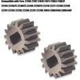 thumbnail image 5 of 2 Pack 131-5399 (15T) Pinion Gear Compatible with 30" Rear Drive Toro Time Master & Newer 22" Personal Pace Rear Drive mowers, Fits 10641 10641C 10642 10642C 10644C$$Tools, 5 of 7