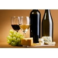 thumbnail image 2 of Wine and Cheese Still-life Wall Mural by Wallmonkeys Peel and Stick Graphic (48 in W x 32 in H) WM47975, 2 of 4