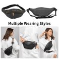 thumbnail image 2 of Unique Bargains 1 Pc Fanny Pack Argyle Waist Bag Gray, 2 of 6