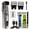 Silver, variant on Obacre Vacuum Beard Trimmer for Men, New Version Adjustable Precision Trimming Length with 2 Comb, Electric Cordless Vacuum Trimmer for Beard, Waterproof and Rinses Easy, Blades for Skin fit
