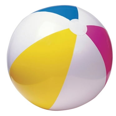 Intex 24" Glossy Panel Multicolor Inflatable Beach Ball Pool Toy Ages 3 