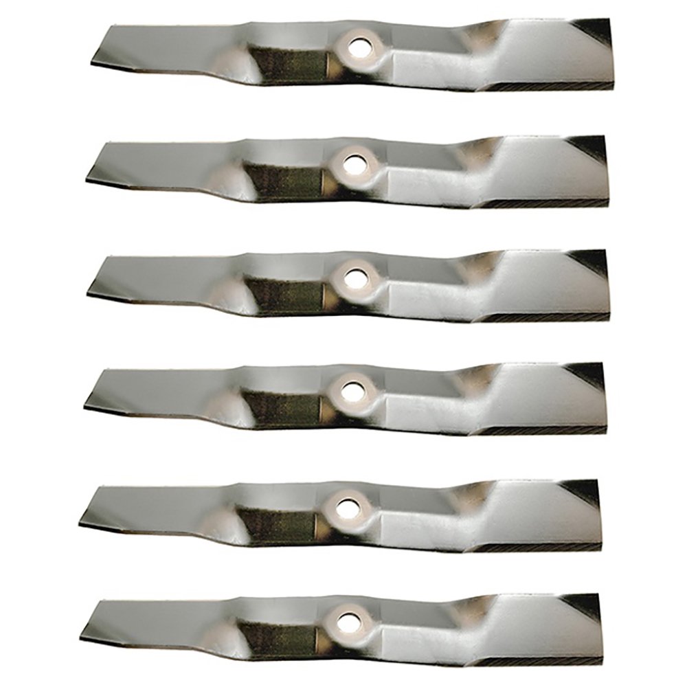 (6) Mower Blades Fits John Deere X300 X320 X324 X350 X354 X360 Replaces