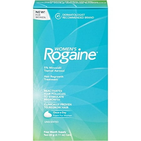 Women's Rogaine 4.22 Fl. Oz. Hair Regrowth Treatment Foam, 4 Month Supply