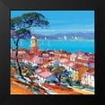thumbnail image 2 of Corbiere 20x20 Black Modern Framed Museum Art Print Titled - St. Tropez II, 2 of 5