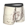 thumbnail image 2 of Rateoe Cowboys Riding Horses In Desert Mens Boxer Briefs Poly Spandex Performance Boxer Briefs Underwear Hem Boxer Briefs - Medium, 2 of 8